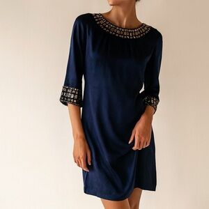 Shoshanna Satin Sapphire Short Dress Size 8